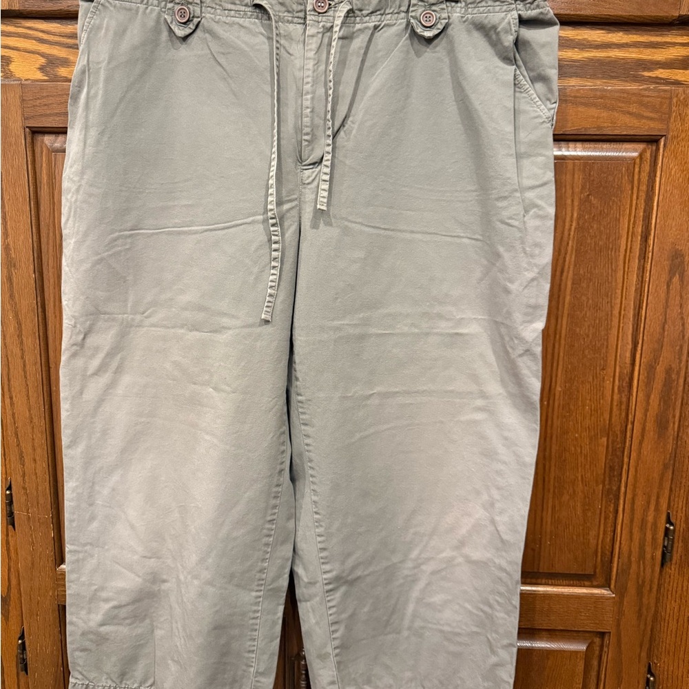 Sag Harbor Capris Pants Green 16 Women’s